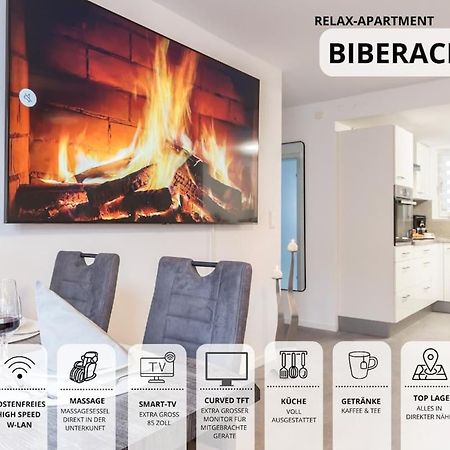 Relaxapartment 15 Massagesessel Smarttv Kueche Biberach an der Riss Luaran gambar
